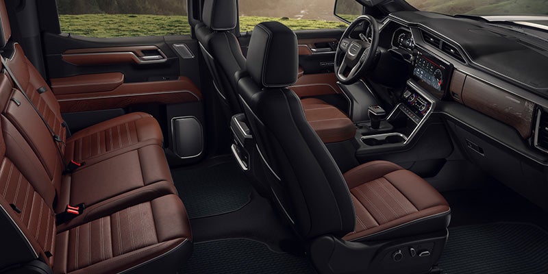 Interior Design of GMC Sierra 1500